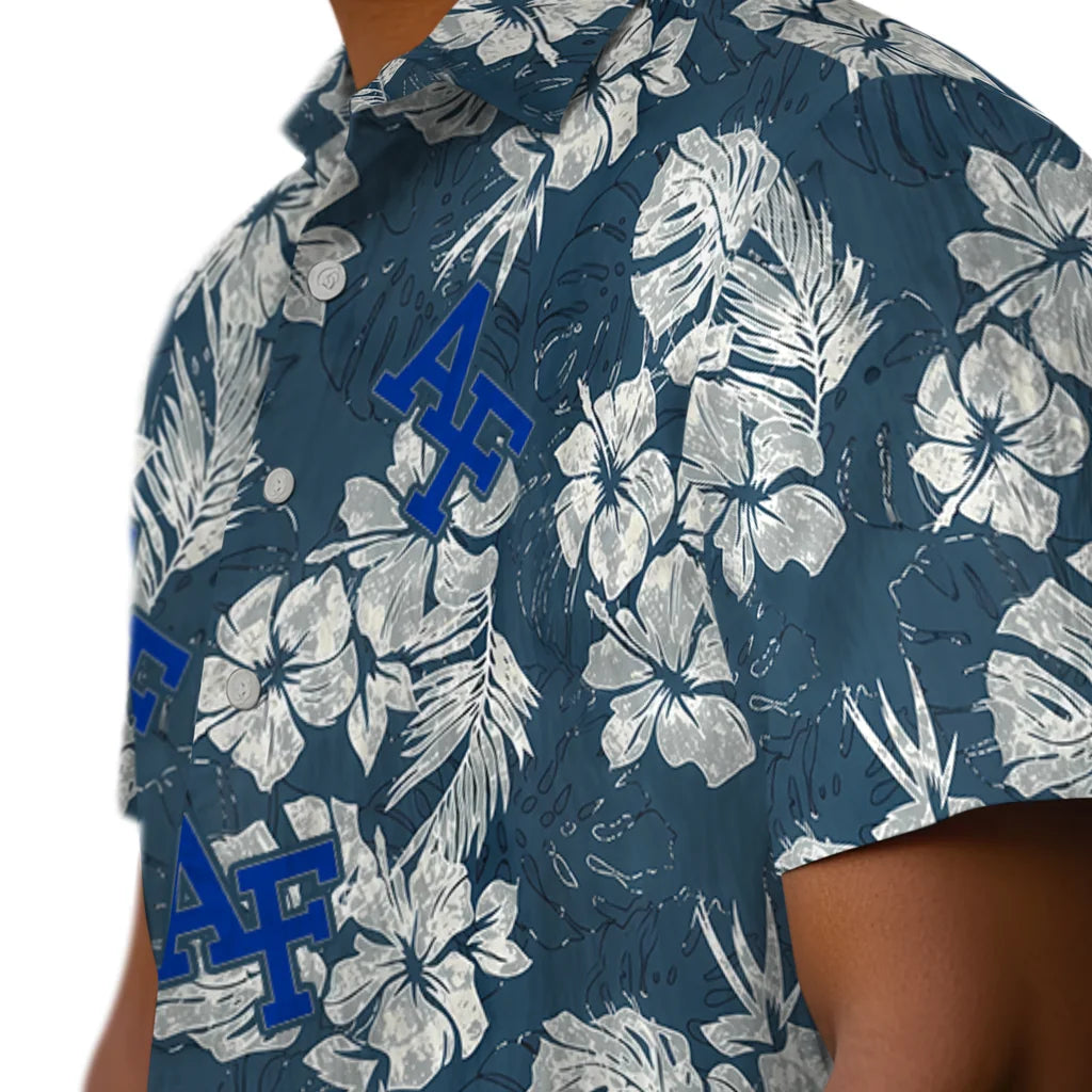 Air Force Falcons Hawaiian Shirt - Hibiscus Flowers | Moonbestprint