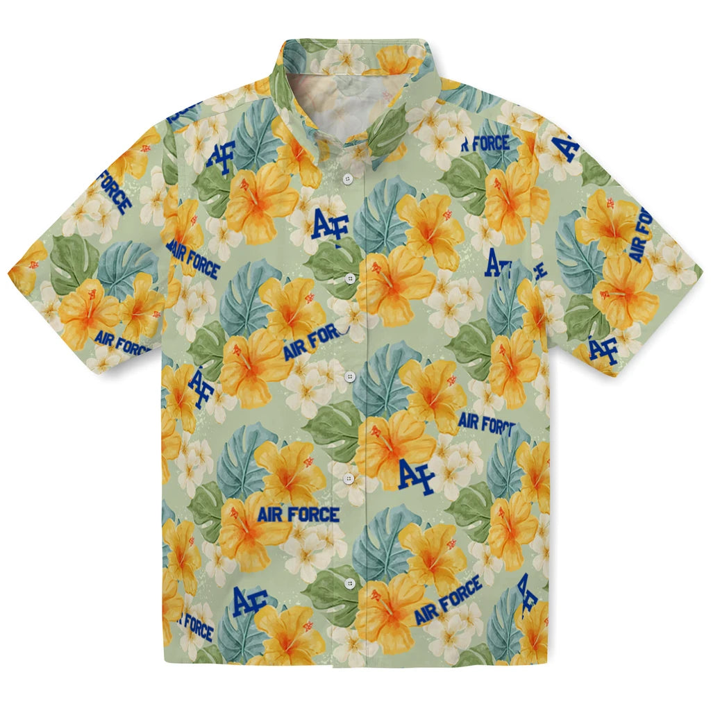Air Force Falcons Hawaiian Shirt - Hibiscus Mood | Moonbestprint