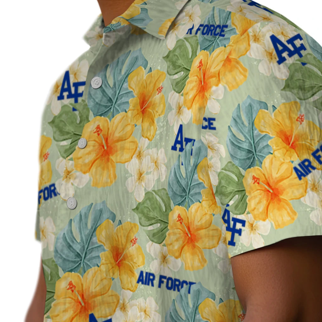 Air Force Falcons Hawaiian Shirt - Hibiscus Mood | Moonbestprint
