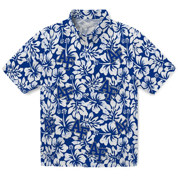 Air Force Falcons Hawaiian Shirt - Hibiscus Motif | Moonbestprint