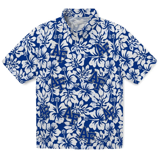 Air Force Falcons Hawaiian Shirt - Hibiscus Motif | Moonbestprint