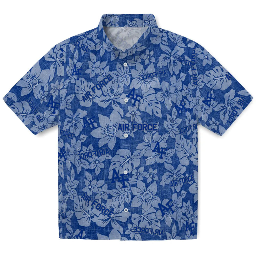 Air Force Falcons Hawaiian Shirt - Hibiscus Oasis | Moonbestprint