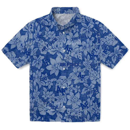Air Force Falcons Hawaiian Shirt - Hibiscus Oasis | Moonbestprint