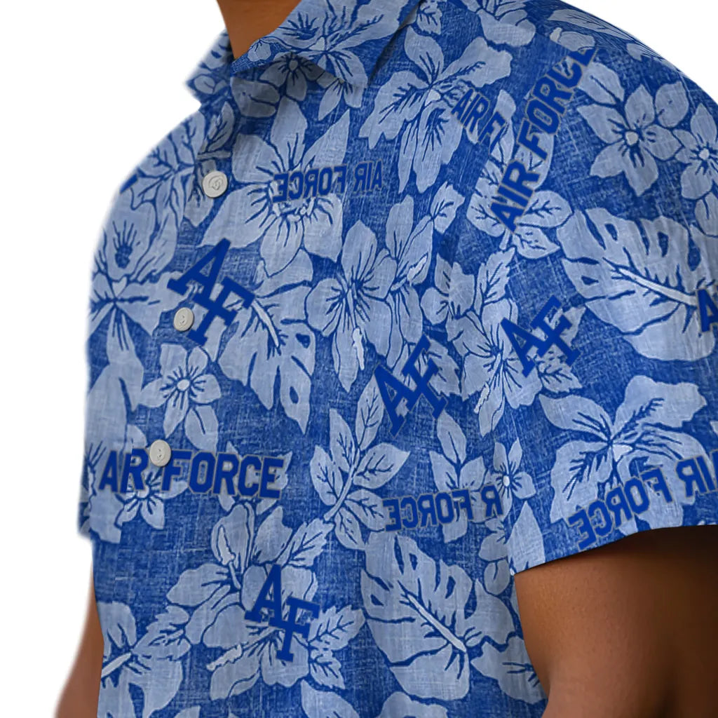 Air Force Falcons Hawaiian Shirt - Hibiscus Oasis | Moonbestprint