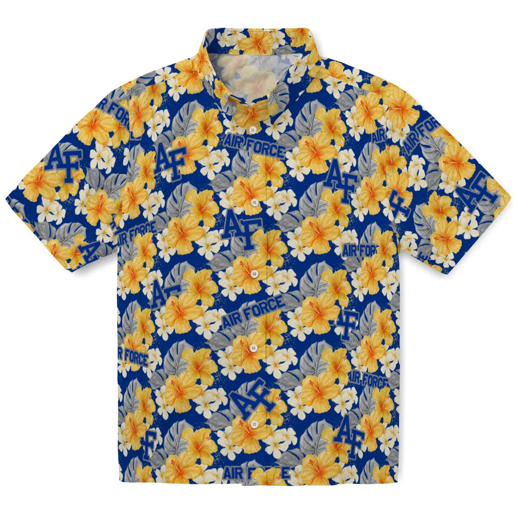Air Force Falcons Hawaiian Shirt - Hibiscus Tropics | Moonbestprint