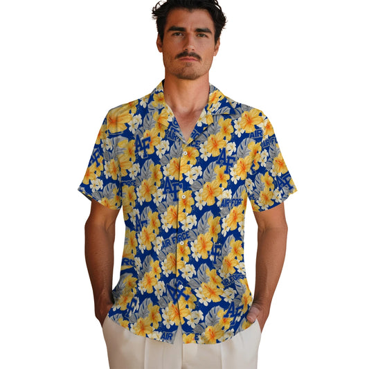 Air Force Falcons Hawaiian Shirt - Hibiscus Tropics | Moonbestprint
