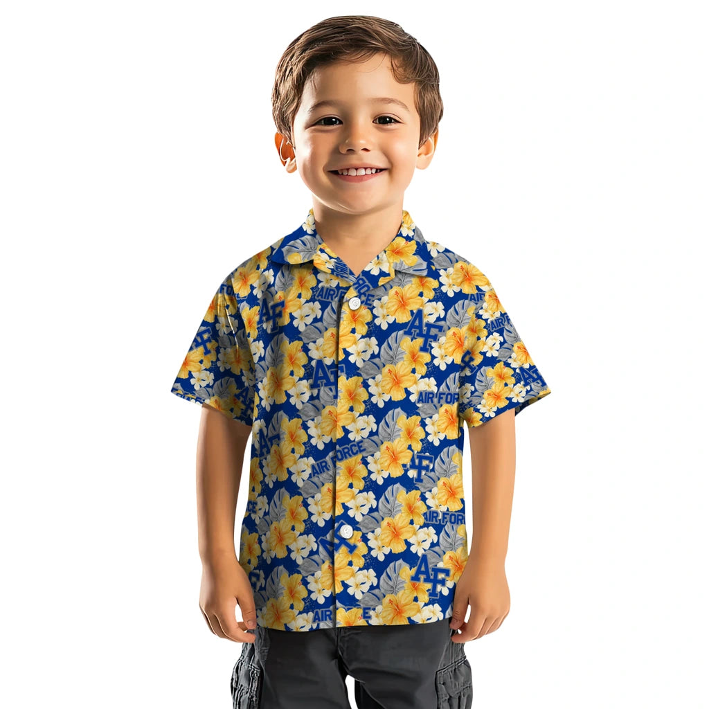Air Force Falcons Hawaiian Shirt - Hibiscus Tropics | Moonbestprint