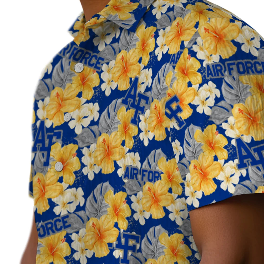 Air Force Falcons Hawaiian Shirt - Hibiscus Tropics | Moonbestprint