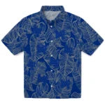 Air Force Falcons Hawaiian Shirt - Leaf Outline | Moonbestprint