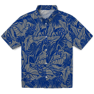 Air Force Falcons Hawaiian Shirt - Monstera Layer | Moonbestprint