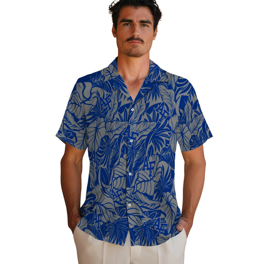 Air Force Falcons Hawaiian Shirt - Monstera Layer | Moonbestprint