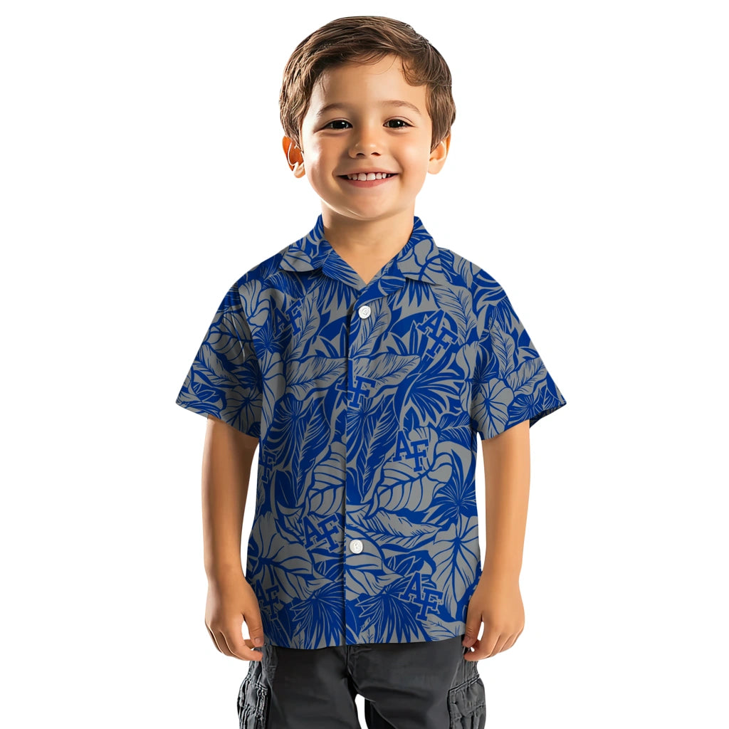 Air Force Falcons Hawaiian Shirt - Monstera Layer | Moonbestprint