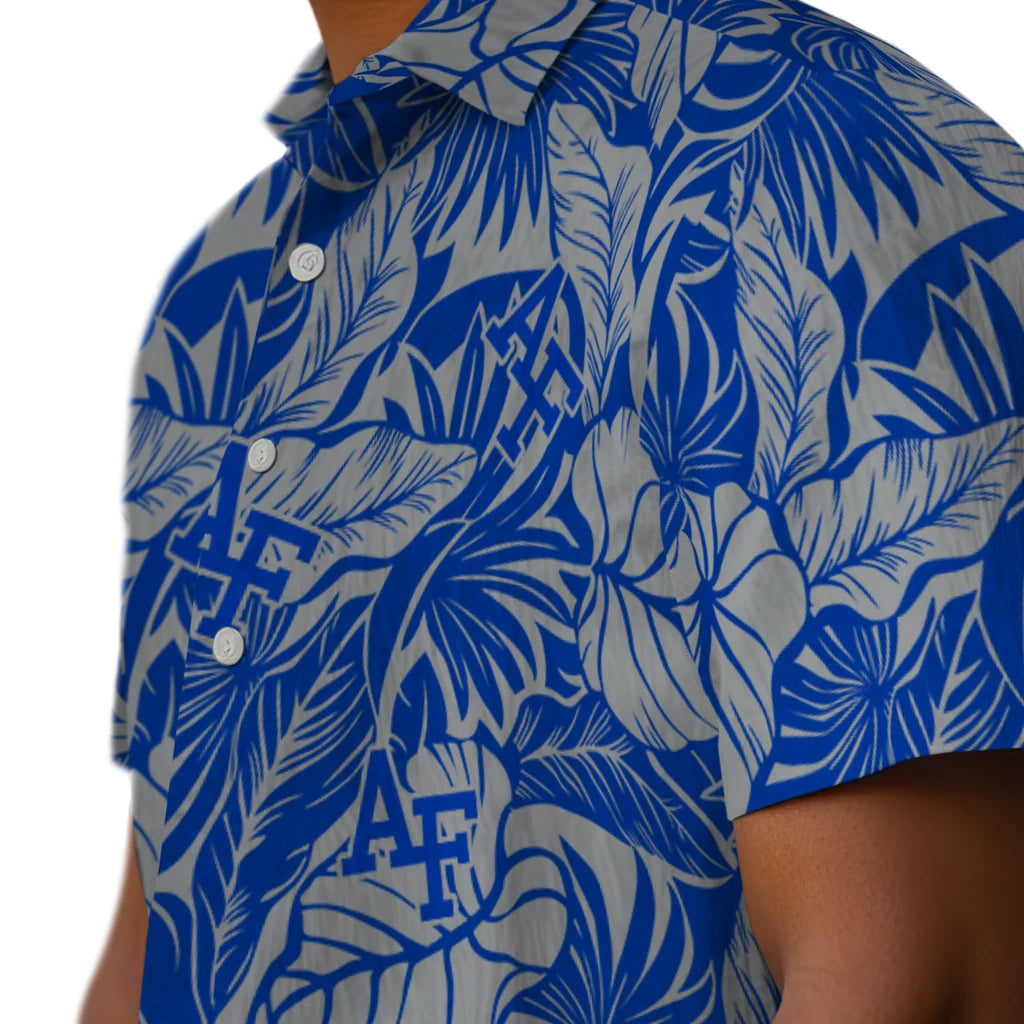 Air Force Falcons Hawaiian Shirt - Monstera Layer | Moonbestprint