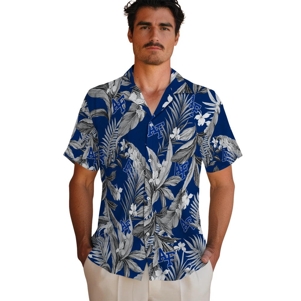 Air Force Falcons Hawaiian Shirt - Palm Leaves | Moonbestprint