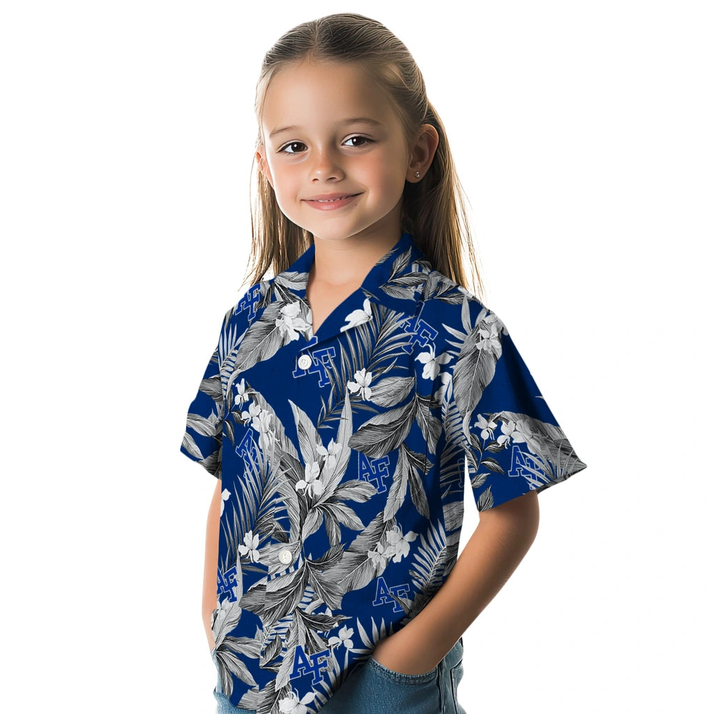 Air Force Falcons Hawaiian Shirt - Palm Leaves | Moonbestprint