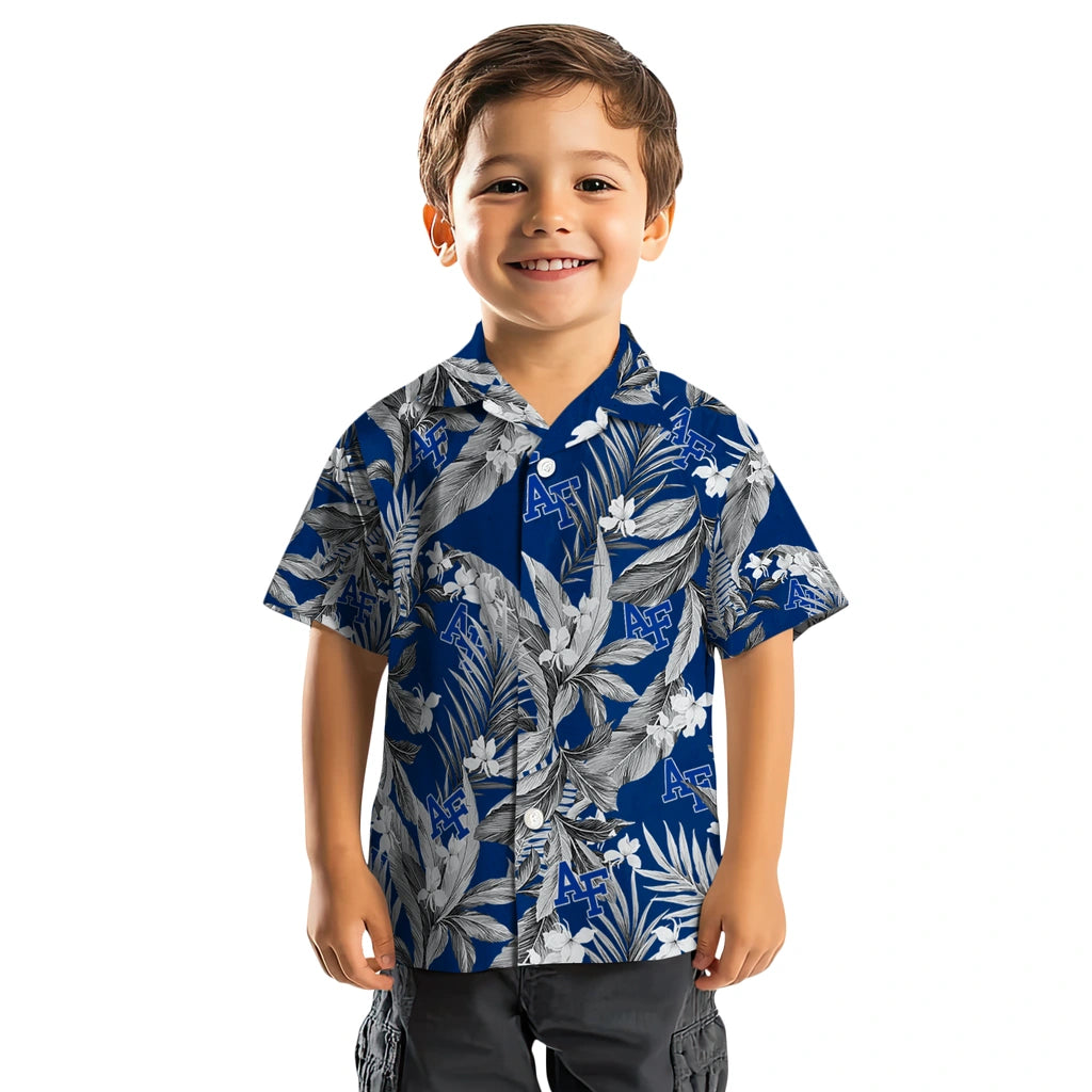 Air Force Falcons Hawaiian Shirt - Palm Leaves | Moonbestprint