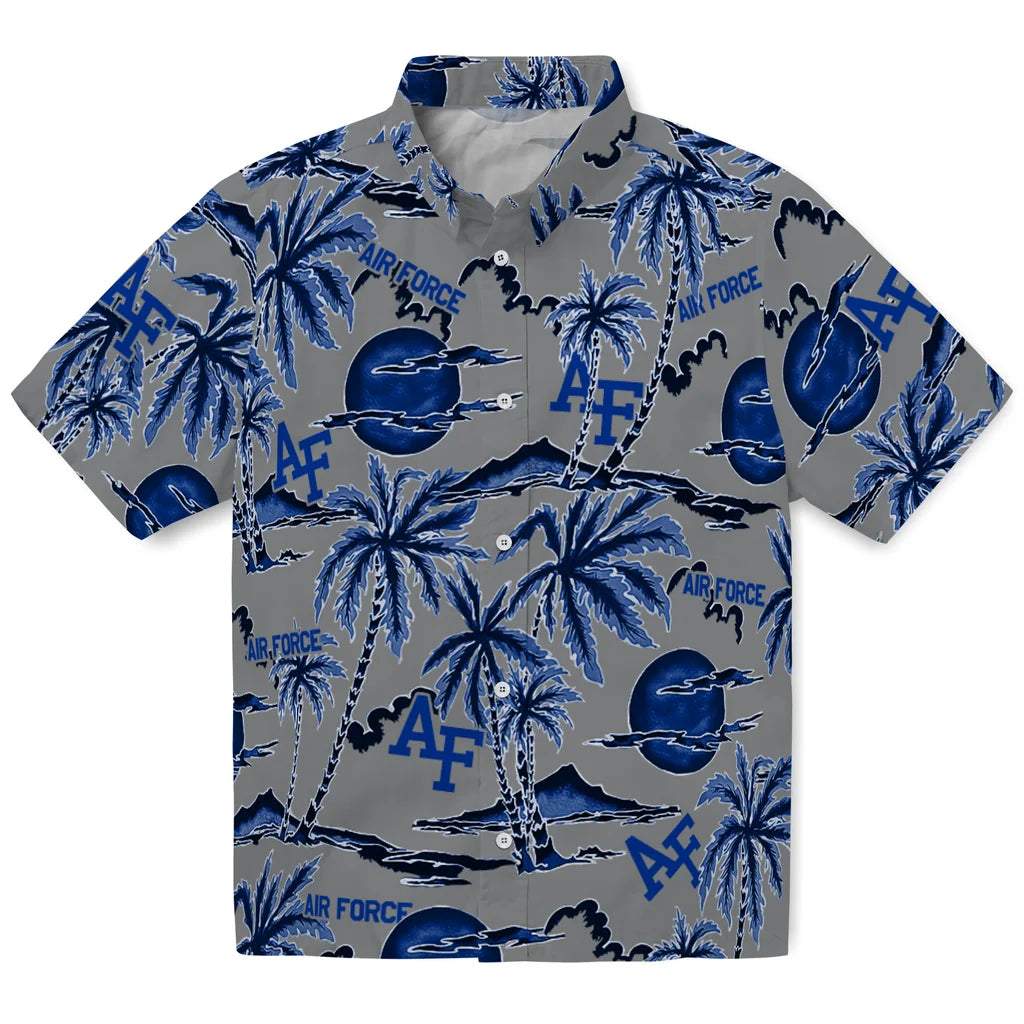 Air Force Falcons Hawaiian Shirt - Palm Sunset | Moonbestprint