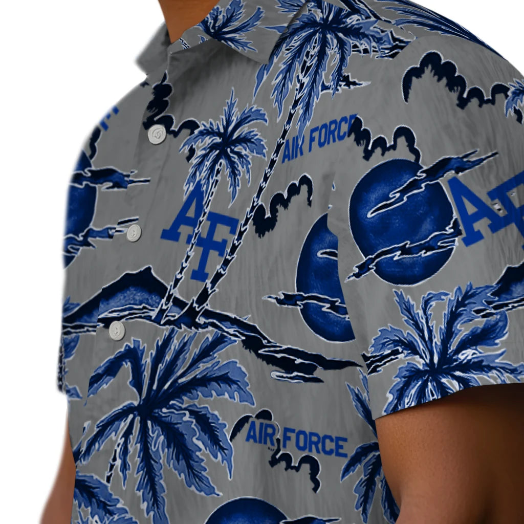 Air Force Falcons Hawaiian Shirt - Palm Sunset | Moonbestprint