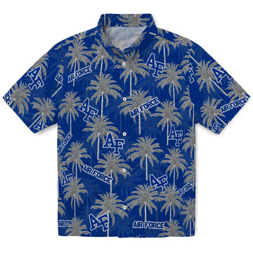 Air Force Falcons Hawaiian Shirt - Palm Tree Motif | Moonbestprint