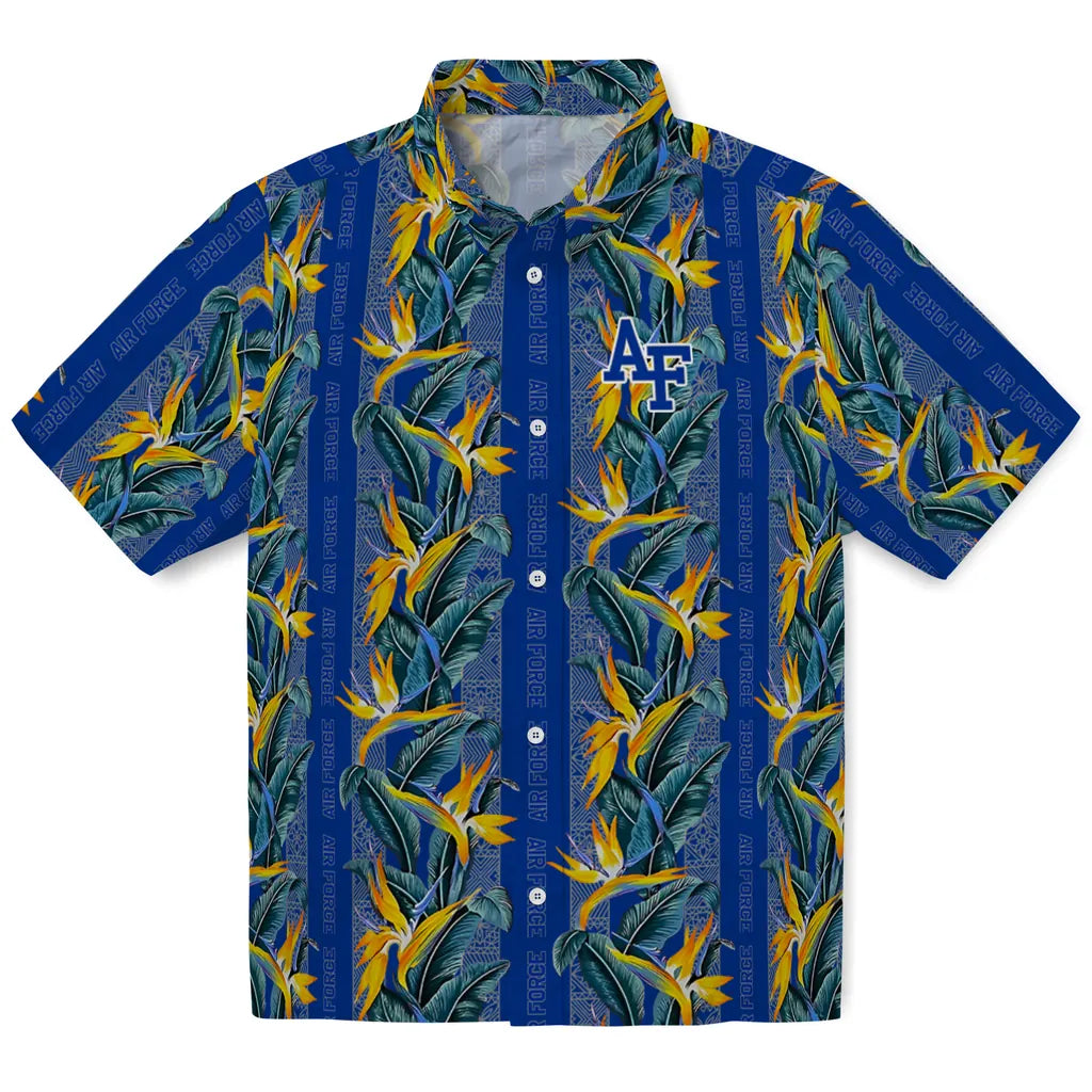 Air Force Falcons Hawaiian Shirt - Paradise Vines | Moonbestprint