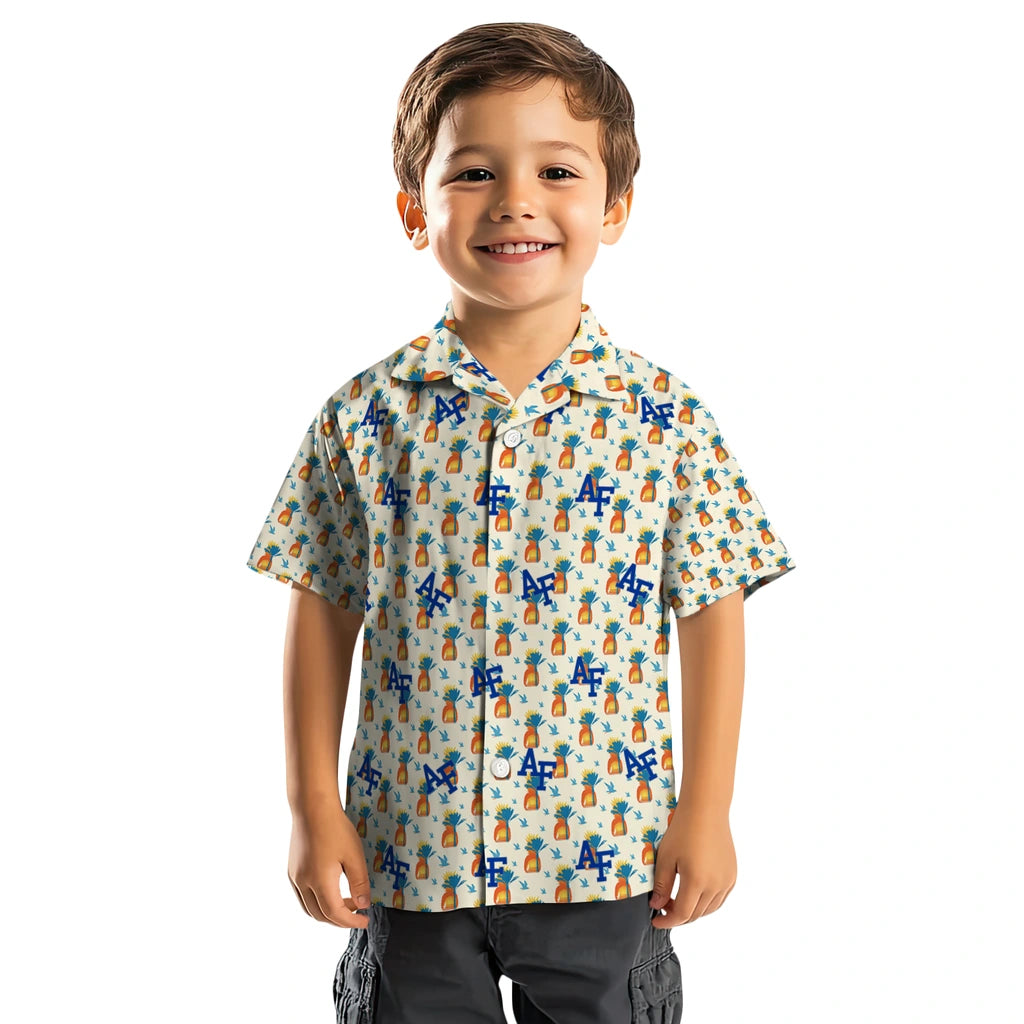 Air Force Falcons Hawaiian Shirt - Pineapple Delight | Moonbestprint