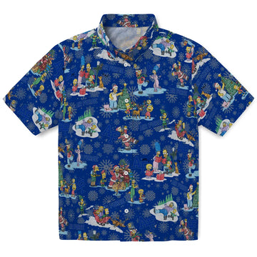 Air Force Falcons Hawaiian Shirt - Simpsons Christmas | Moonbestprint