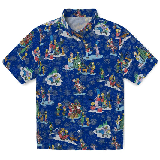 Air Force Falcons Hawaiian Shirt - Simpsons Christmas | Moonbestprint