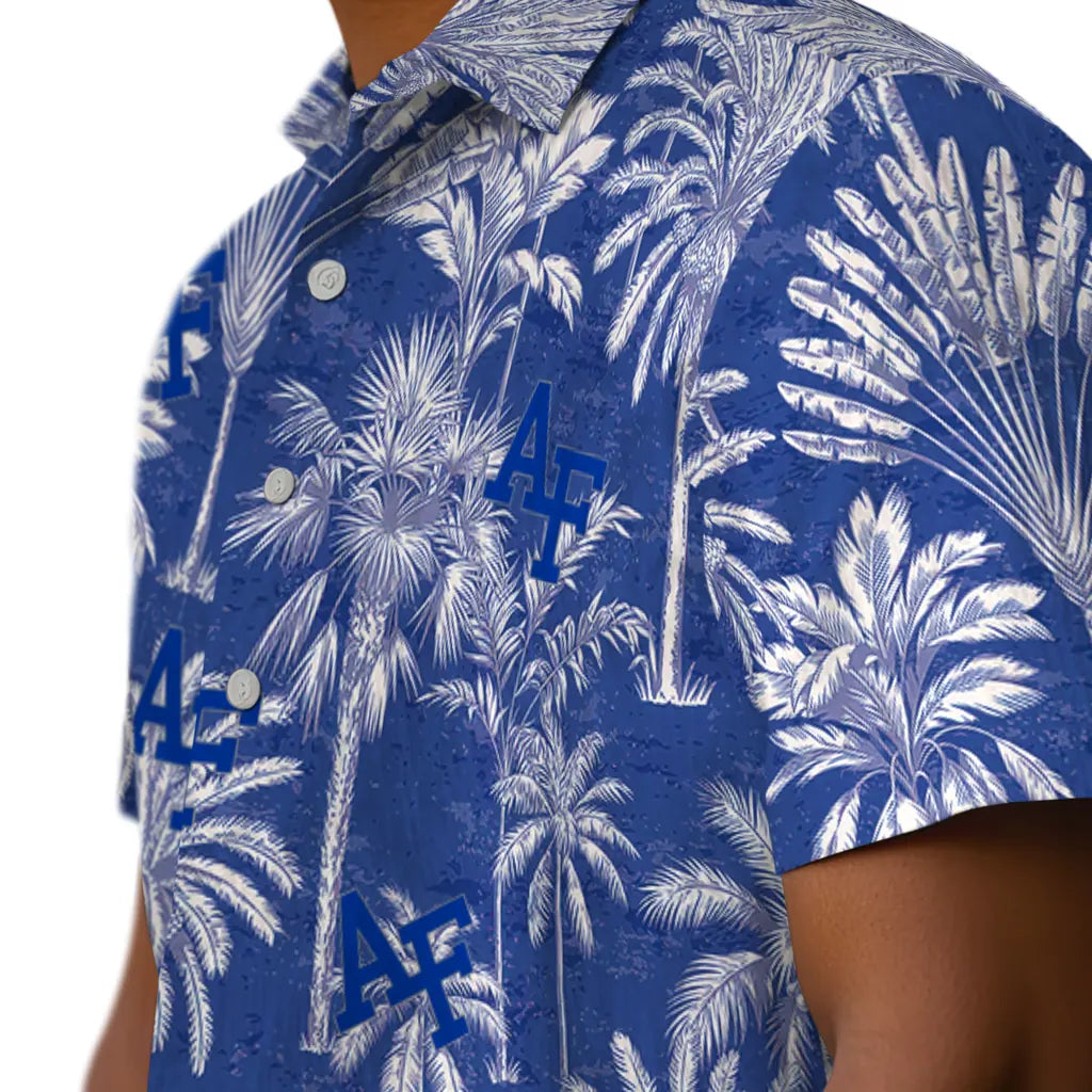 Air Force Falcons Hawaiian Shirt - Vintage Palm Tree | Moonbestprint