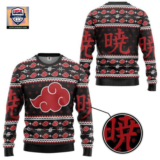 Akatsuki Naruto Christmas Sweater ? Usalast
