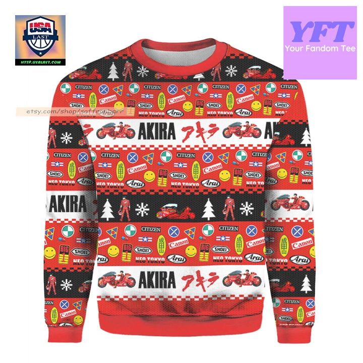 Akira Kaneda Bike Xmas Kid Akira 3d Ugly Christmas Sweater ? Usalast