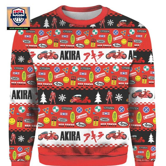 Akira Kaneda Bike Xmas Ugly Christmas 3D Sweater ? Usalast