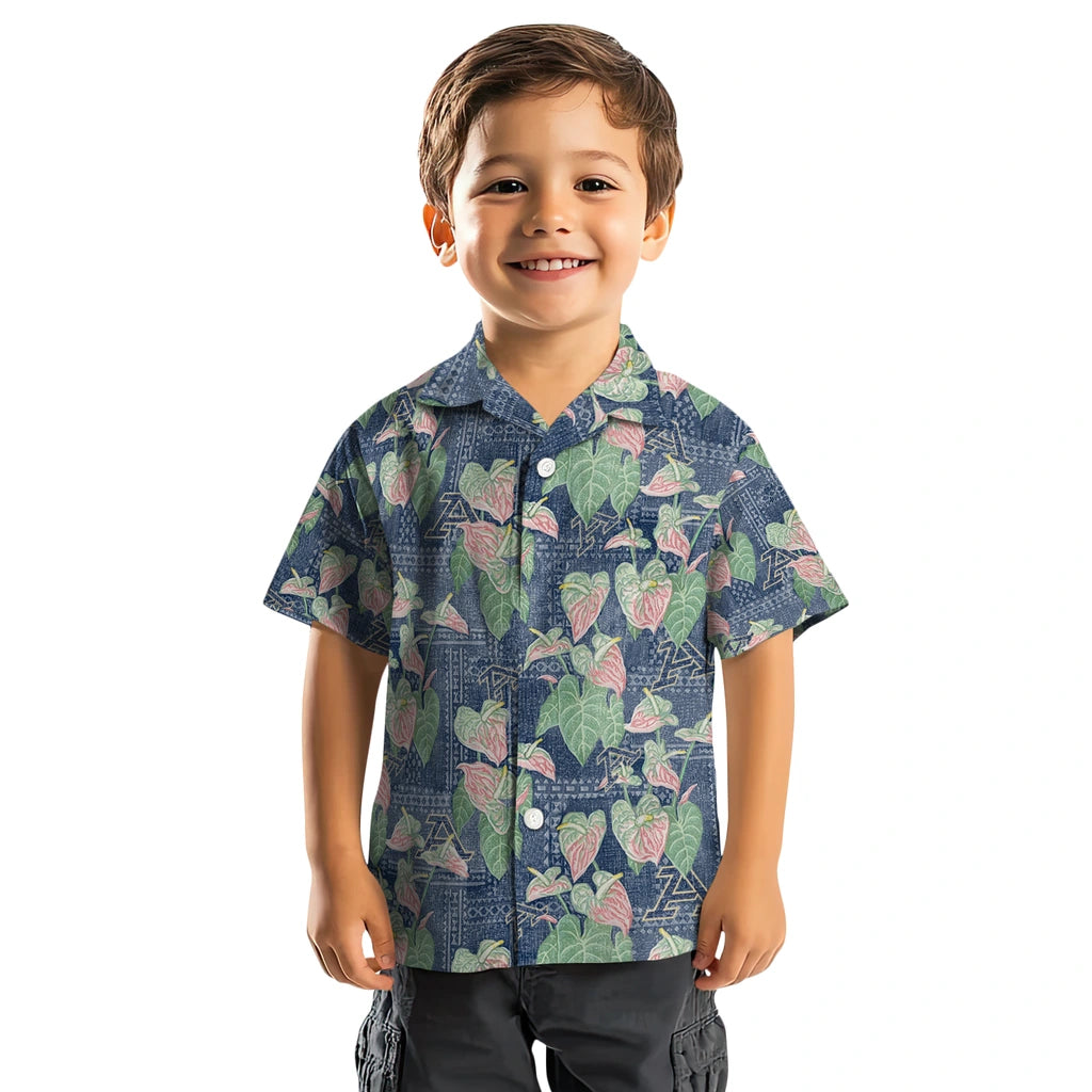 Akron Zips Hawaiian Shirt - Anthurium Overlay | Moonbestprint
