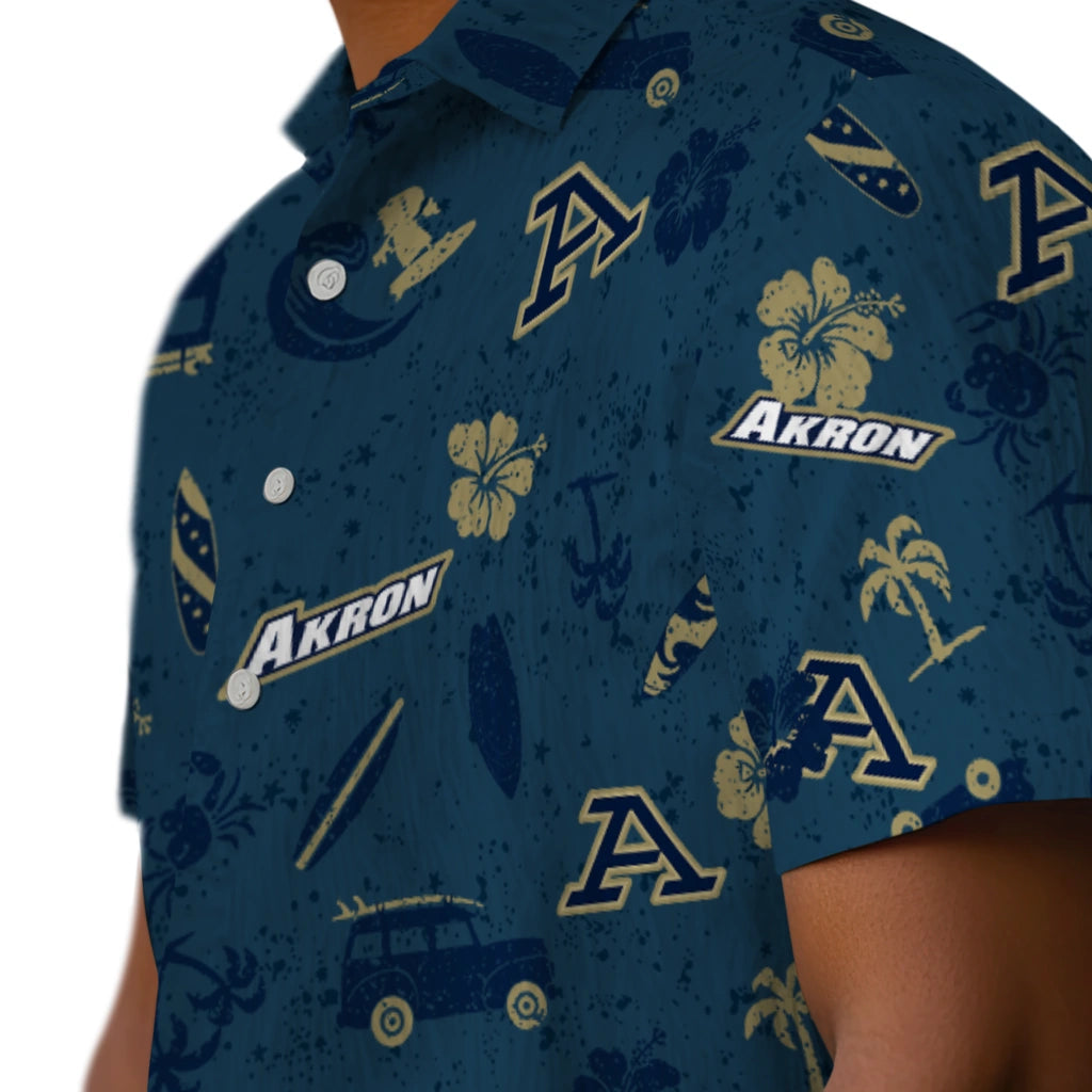 Akron Zips Hawaiian Shirt - Beach Vibe | Moonbestprint
