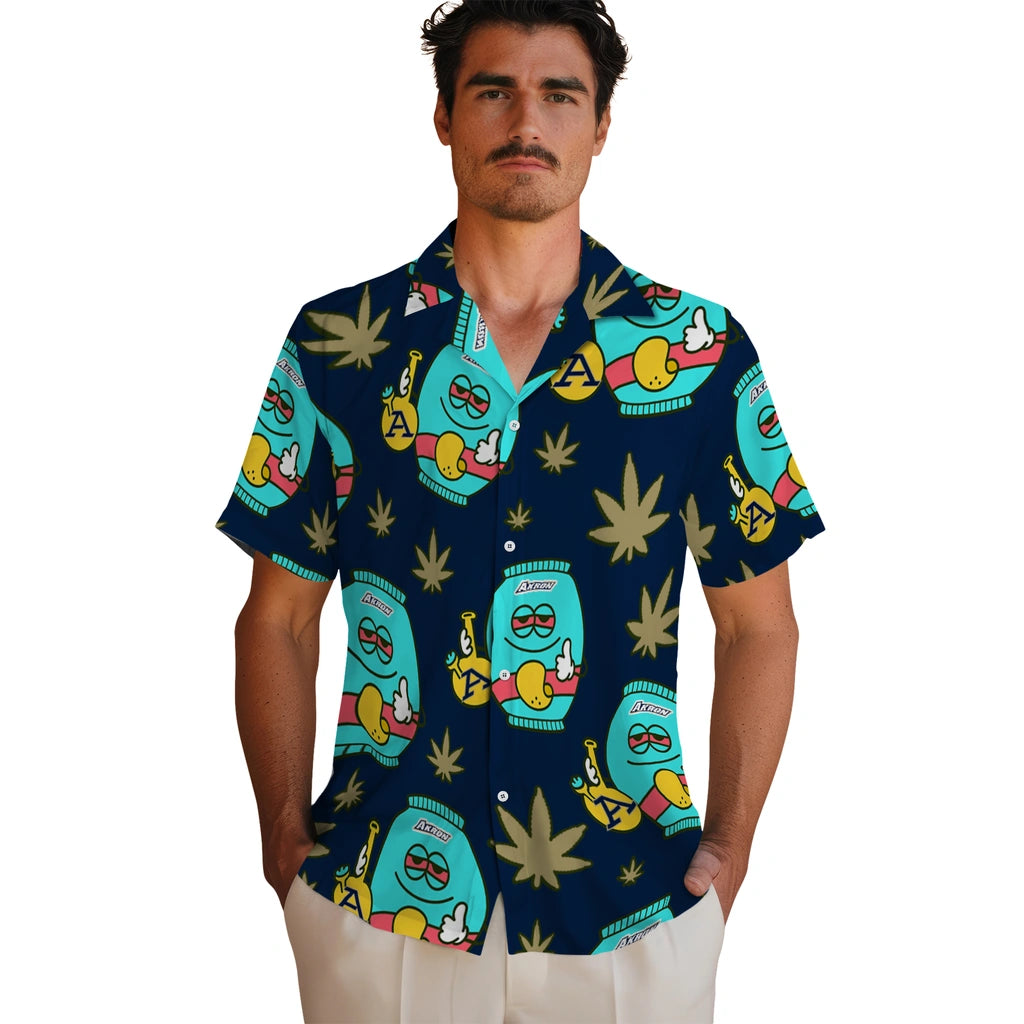 Akron Zips Hawaiian Shirt - Chill Vibe | Moonbestprint