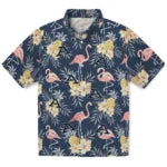Akron Zips Hawaiian Shirt - Flamingo Hibiscus | Moonbestprint