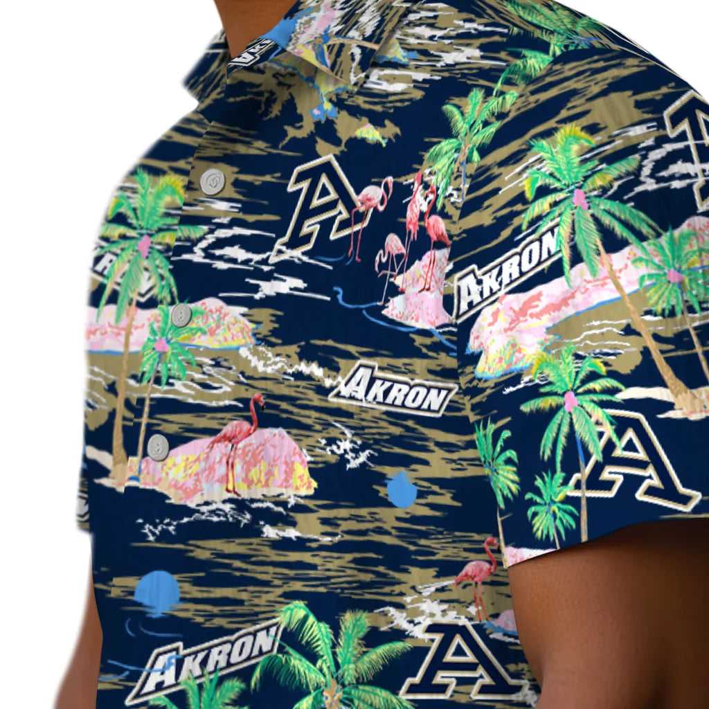 Akron Zips Hawaiian Shirt - Hawaii Island | Moonbestprint