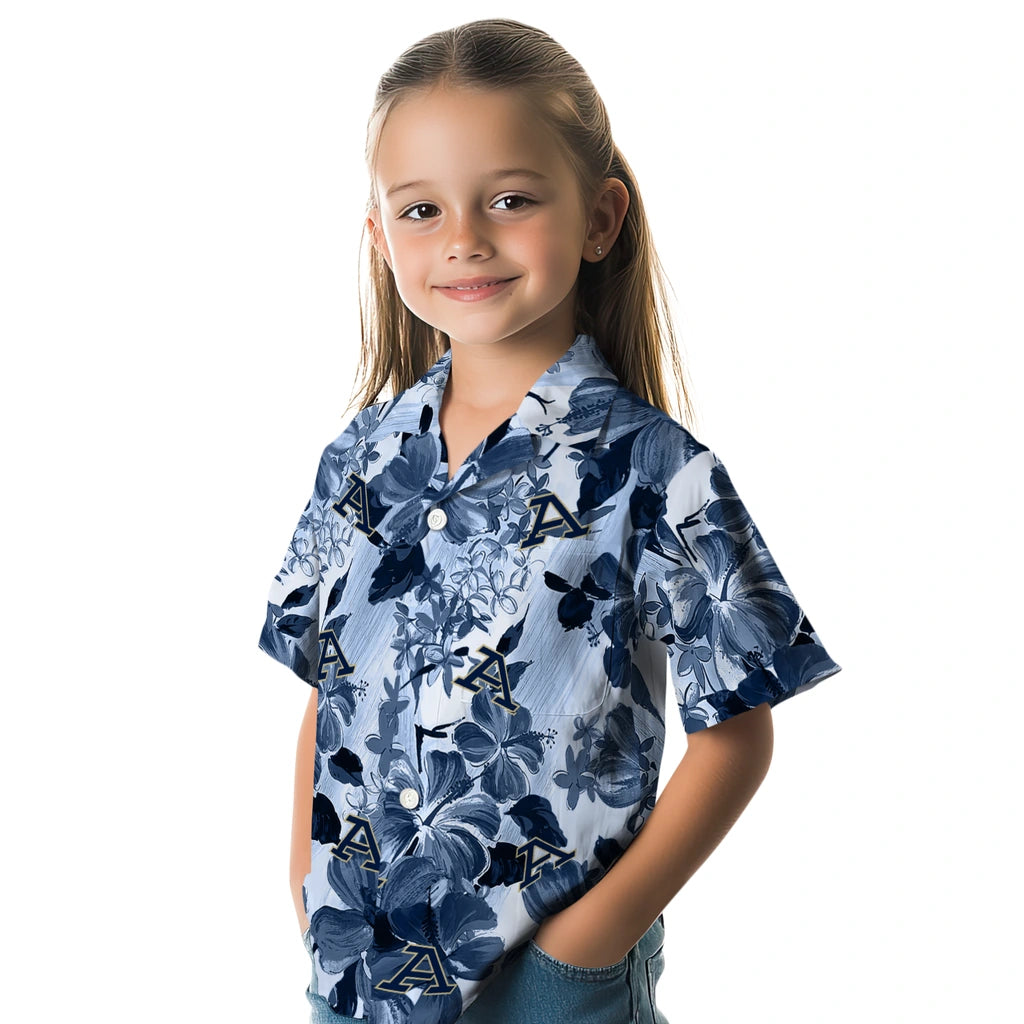 Akron Zips Hawaiian Shirt - Hibiscus Arrangement | Moonbestprint