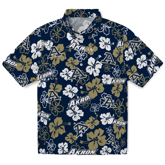 Akron Zips Hibiscus Bloom Hawaiian Shirt – Moonbestprint
