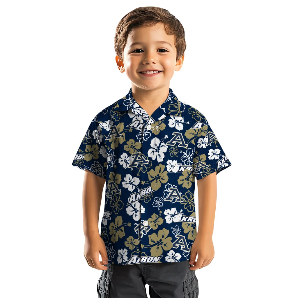 Akron Zips Hibiscus Bloom Hawaiian Shirt – Moonbestprint