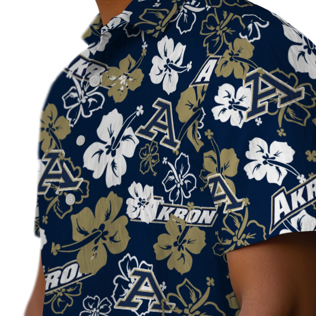 Akron Zips Hibiscus Bloom Hawaiian Shirt – Moonbestprint