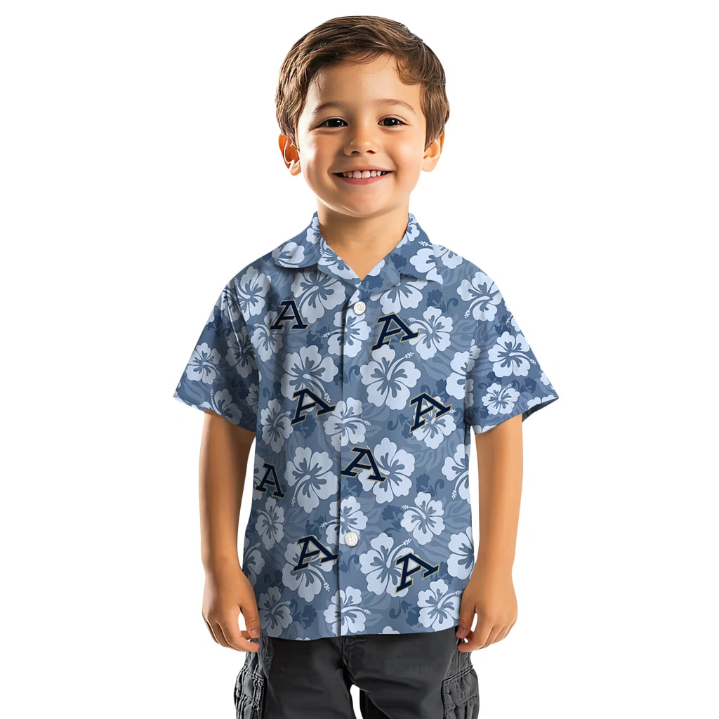 Akron Zips Hawaiian Shirt - Hibiscus Cluster | Moonbestprint