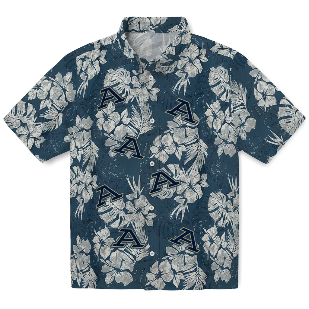 Akron Zips Hawaiian Shirt - Hibiscus Flowers | Moonbestprint