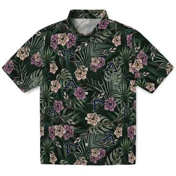 Akron Zips Hawaiian Shirt - Hibiscus Leaves Pattern | Moonbestprint