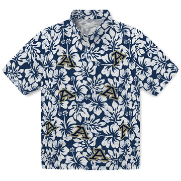 Akron Zips Hawaiian Shirt - Hibiscus Motif | Moonbestprint