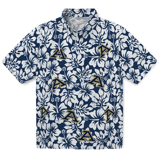 Akron Zips Hawaiian Shirt - Hibiscus Motif | Moonbestprint