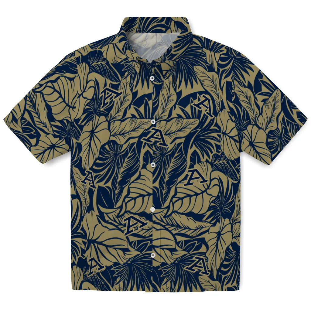 Akron Zips Hawaiian Shirt - Monstera Layer | Moonbestprint