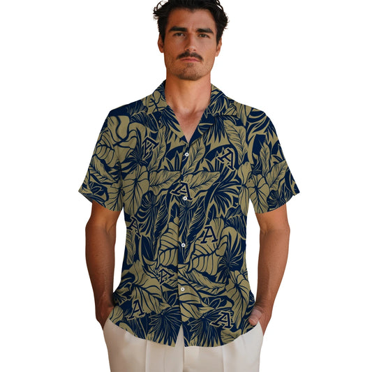 Akron Zips Hawaiian Shirt - Monstera Layer | Moonbestprint
