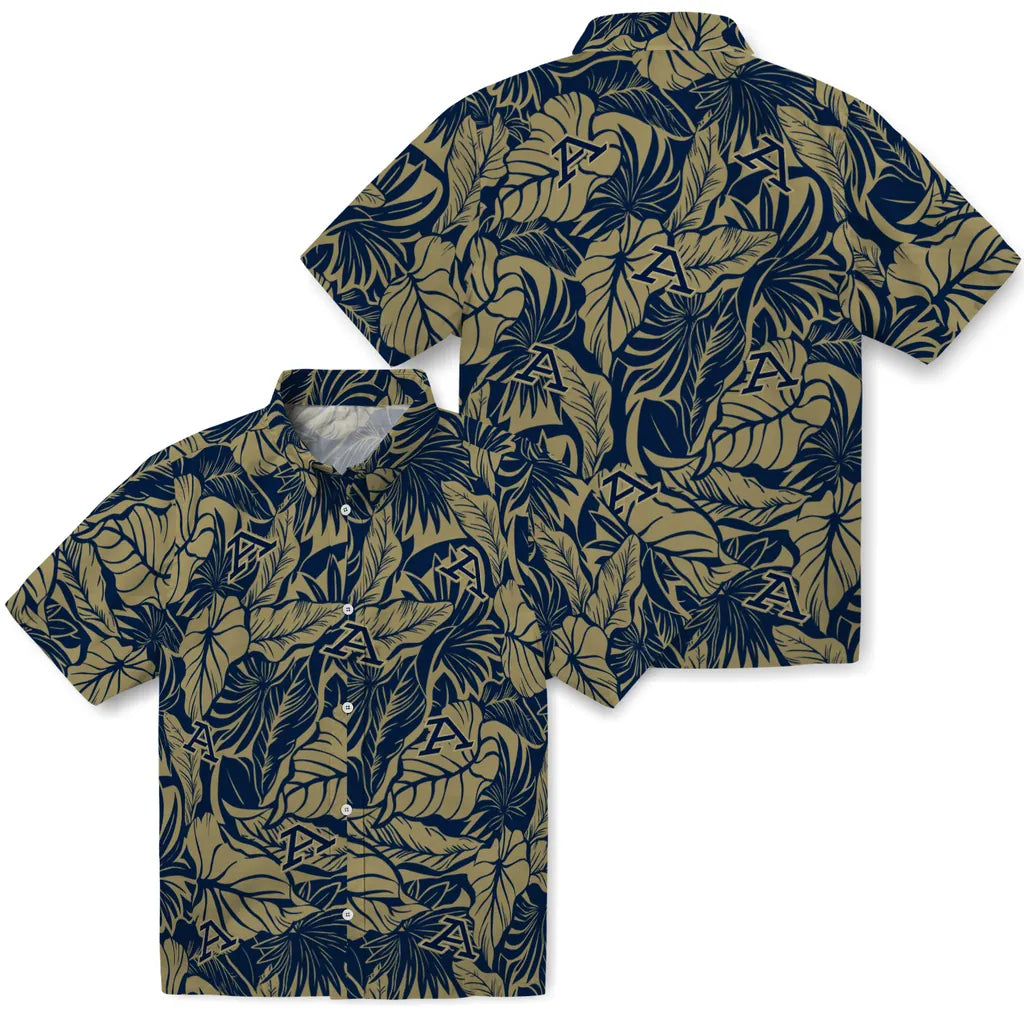 Akron Zips Hawaiian Shirt - Monstera Layer | Moonbestprint