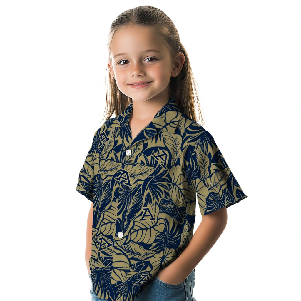 Akron Zips Hawaiian Shirt - Monstera Layer | Moonbestprint