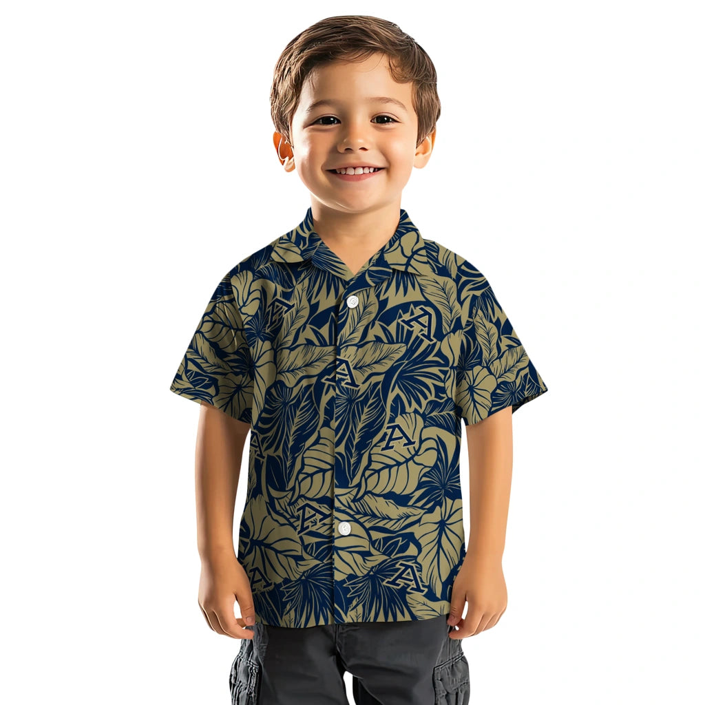 Akron Zips Hawaiian Shirt - Monstera Layer | Moonbestprint